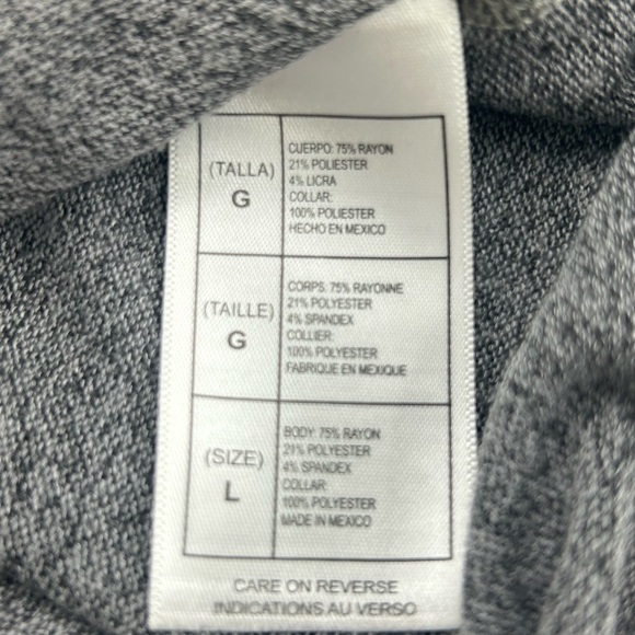 Disney Parks Womens Large Grey Sparkly Rhinestone Mickey Mouse Burnout Top Shirt - Picture 4 of 7